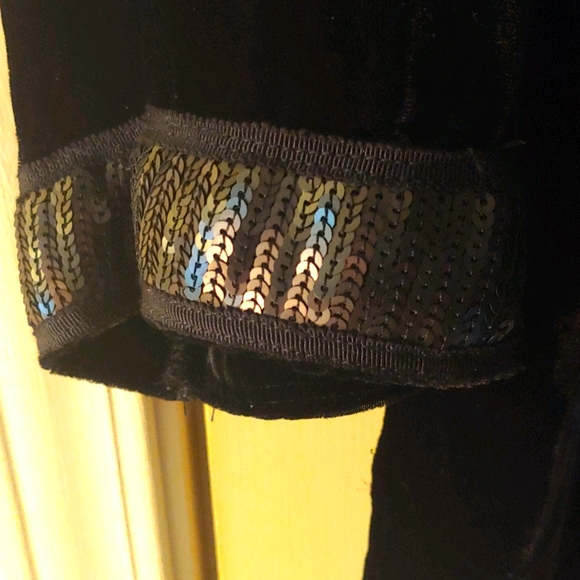 Black Velvet Evening Tunic - Picture 3 of 6